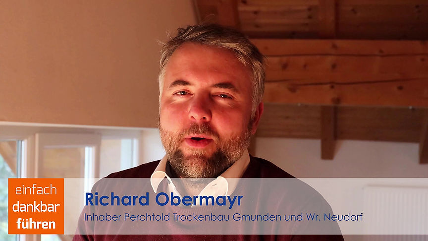 Richard Obermayr, Inhaber der Perchtold Trockenbau Unternehmensgruppe